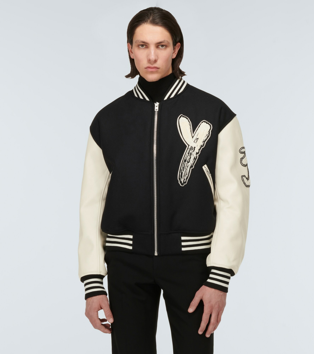 Y3 store varsity jacket