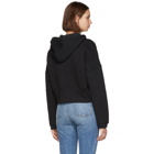 T by Alexander Wang Black French Terry Hoodie