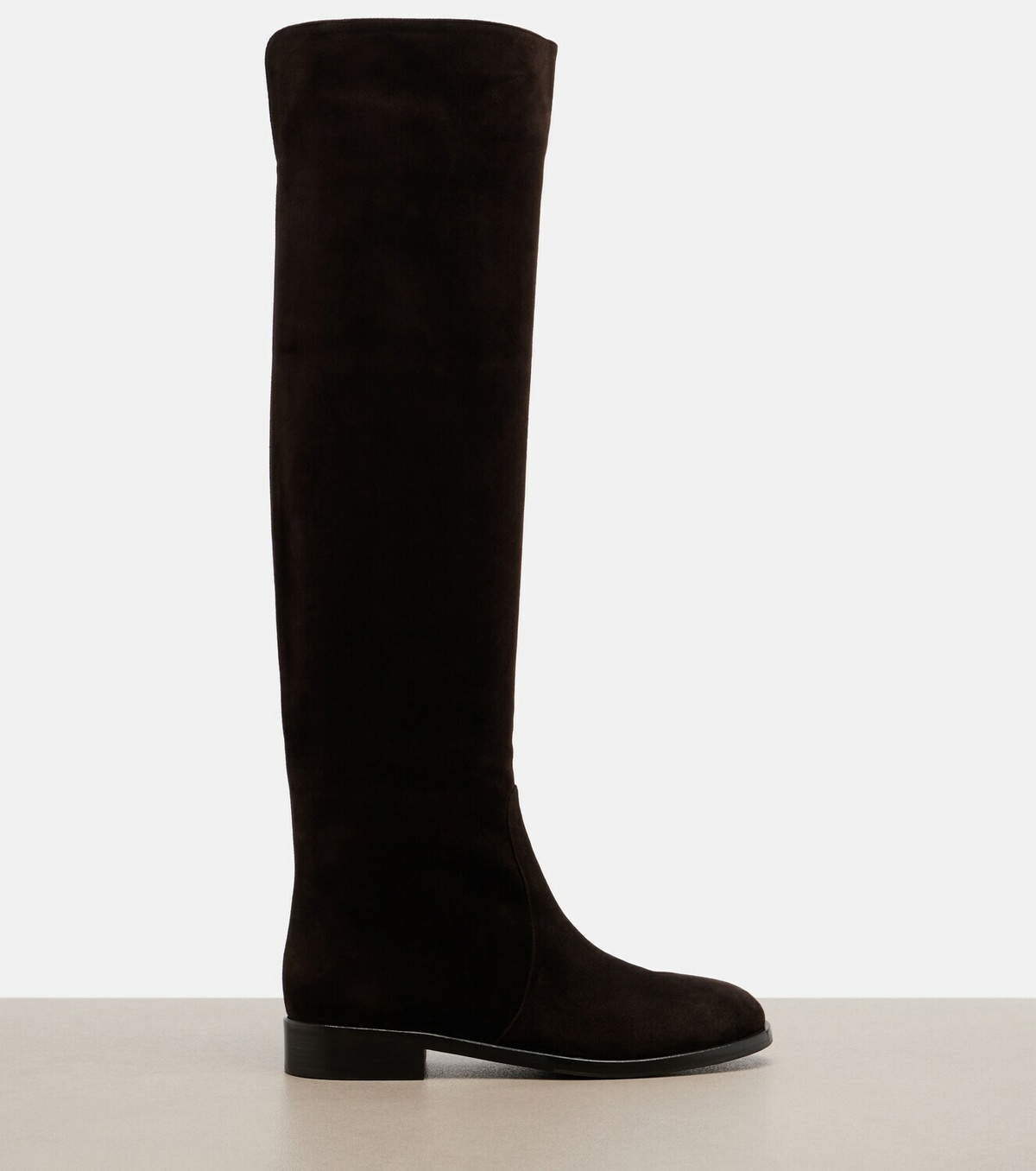 Gianvito Rossi Zayne suede knee-high boots