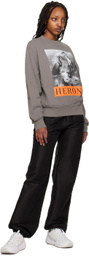 Heron Preston Gray 'Heron' Sweatshirt
