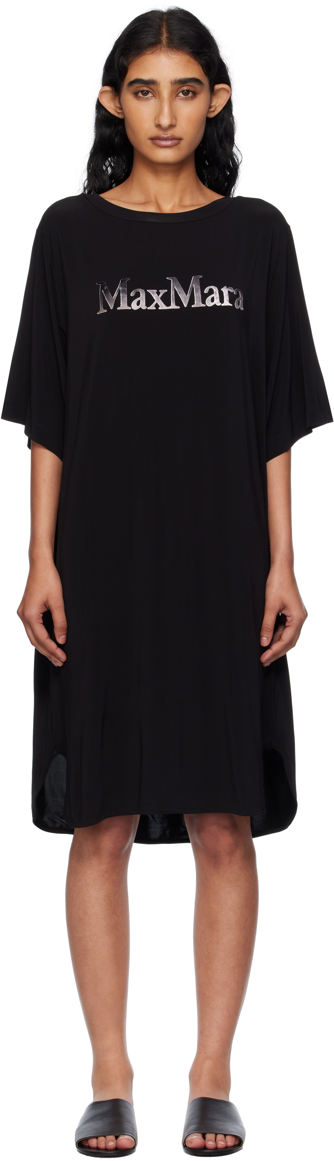 Max Mara Black Luna Minidress
