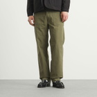 Drake's Men's Twill Fatigue Trousers in Khaki