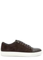 Lanvin DBB1 Suede Sneakers Dark Brown