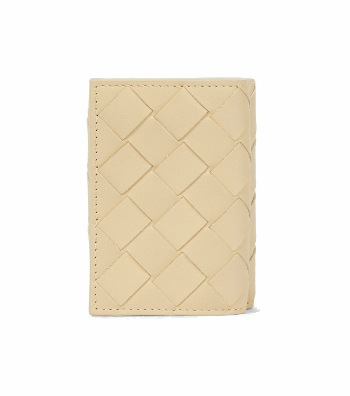 Photo: Bottega Veneta - Tri-Fold Tiny leather wallet