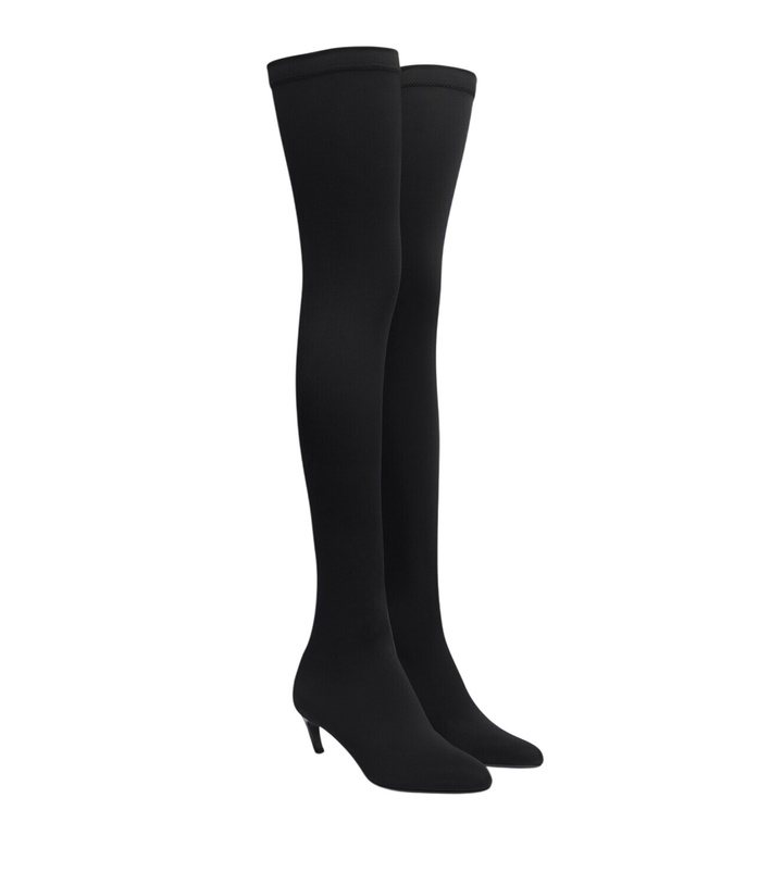 Photo: Victoria Beckham Harlow jersey over-the-knee boots