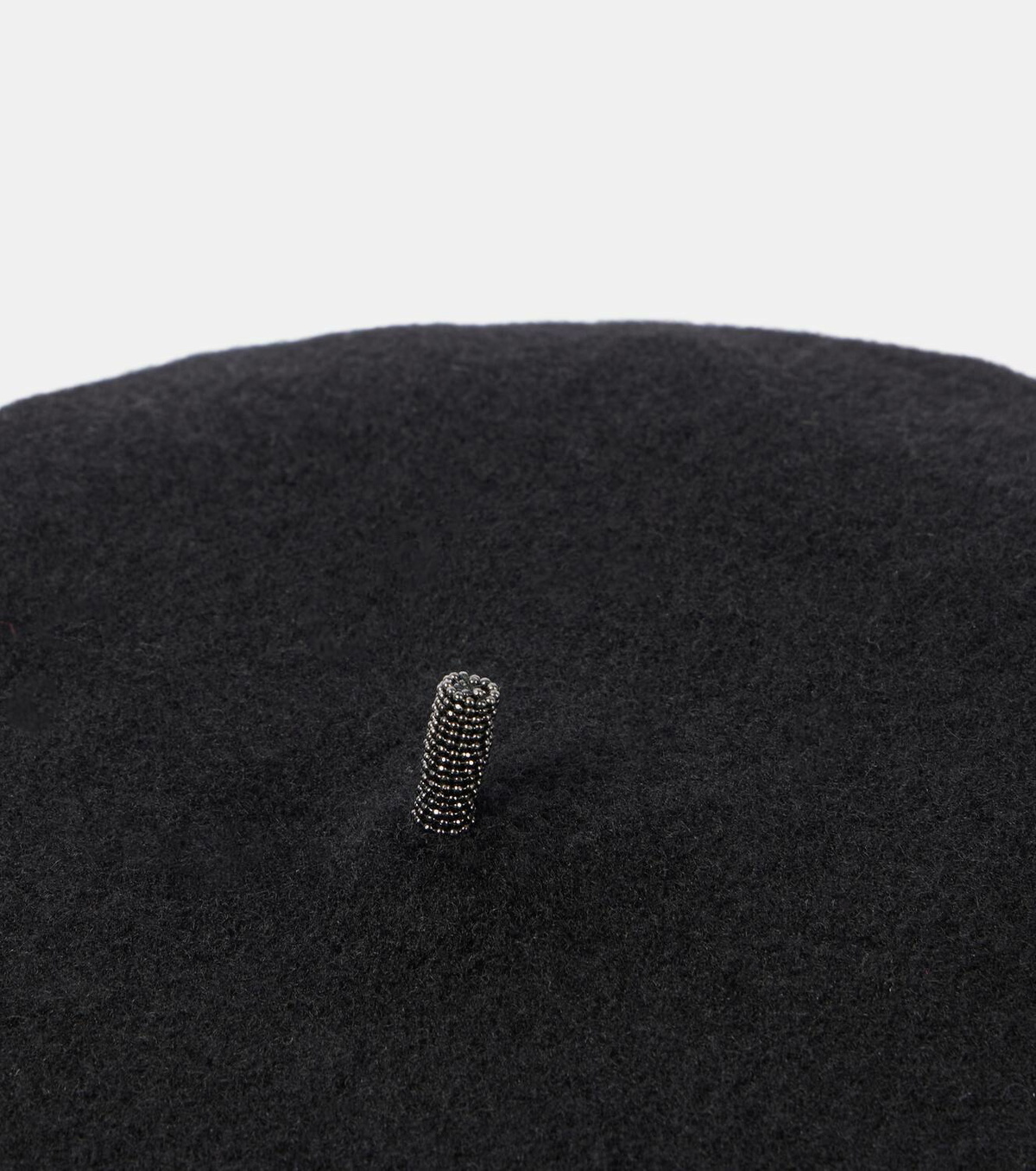 Brunello Cucinelli Monili Beads wool beret