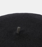 Brunello Cucinelli Monili Beads wool beret