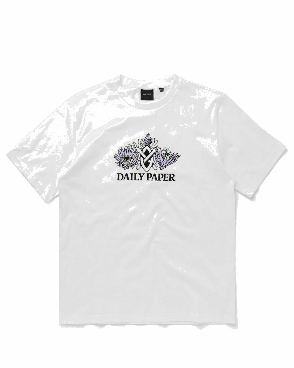 Photo: Daily Paper Ratib Ss T Shirt White - Mens - Shortsleeves