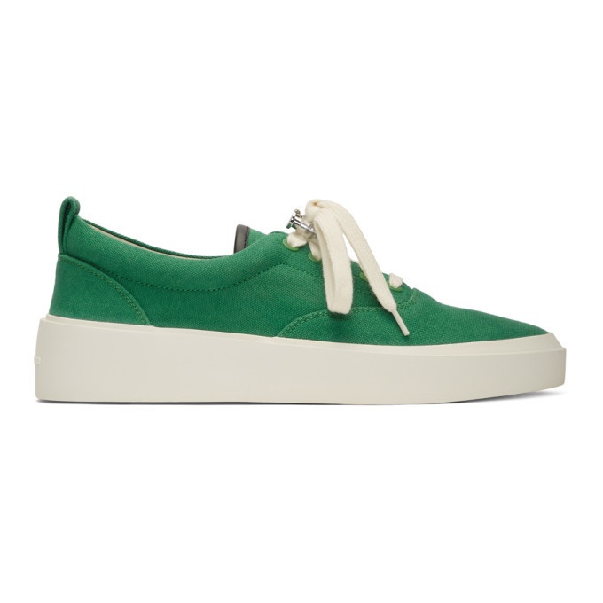 Photo: Fear of God Green 101 Lace-Up Sneakers