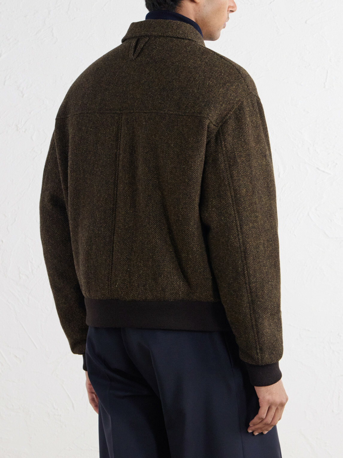 Valstar - Colin Virgin Wool Bomber Jacket - Brown