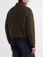 Valstar - Colin Virgin Wool Bomber Jacket - Brown