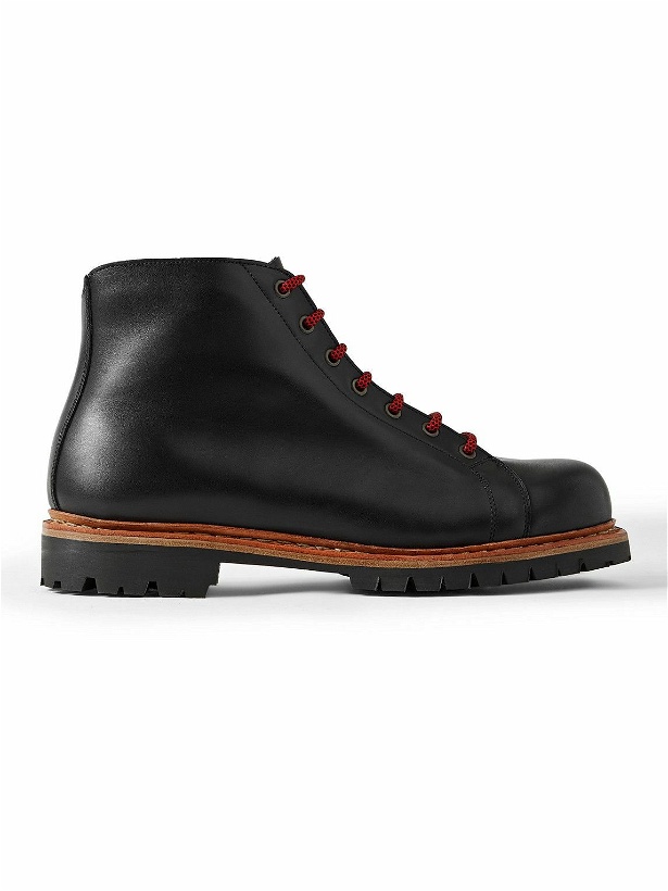 Photo: George Cleverley - Edmund Shearling-Lined Leather Boots - Black