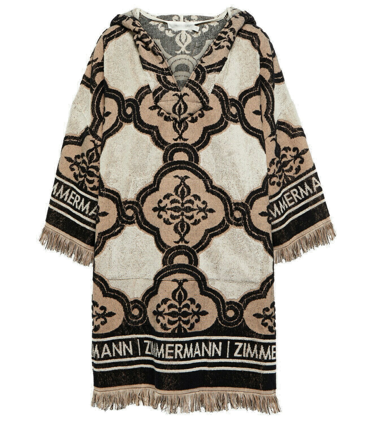 Zimmermann - Clover intarsia cotton terry kaftan Zimmermann