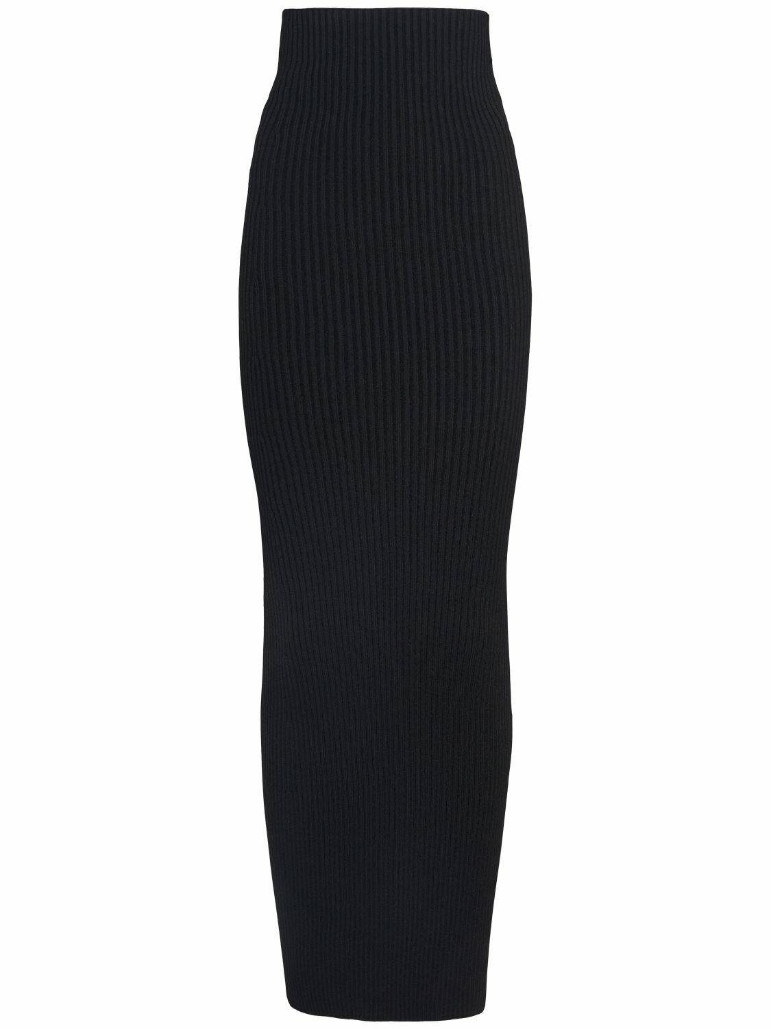 【関税&送料込み】Max Mara Alce - Viscose Crepe Skirt MAX MARA Alce Stretch Viscose Crepe Long Skirt Max Mara