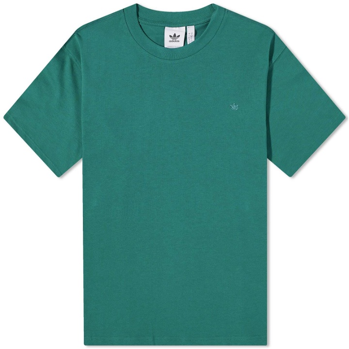 Photo: Adidas Men's Premium Essentials T-Shirt in Collegiate Green