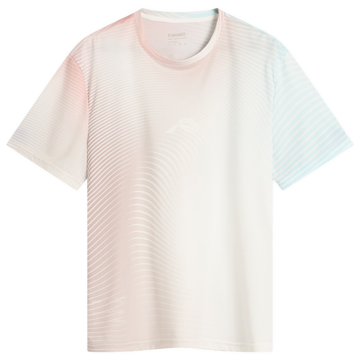 Bandit Men's Drift SS Printed Performance T-Shirt in Minty Blue Multi