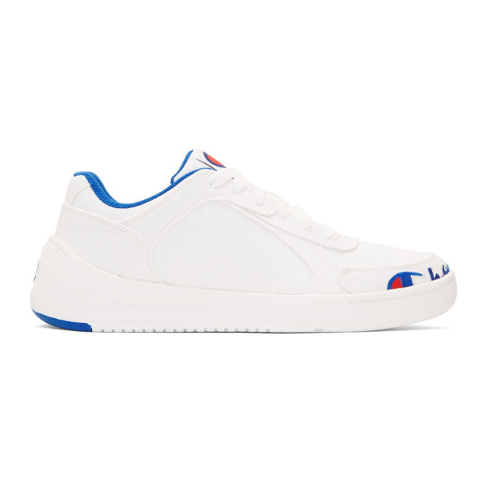 Photo: Champion Reverse Weave White Super C Court Low Sneakers