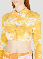 Rave Review Sommar Flower Cropped Shirt