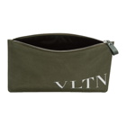 Valentino Green Valentino Garavani VLTN Pouch