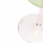 HAY Tint Wine Glass - Set of 2 in Green/Pink