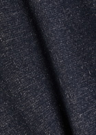 Ymc Two-tone Fine-knit Sweatshirt Navy