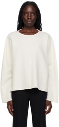 TOTEME Off-White Crewneck Sweater