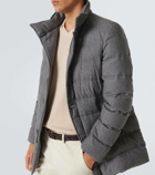 Herno Cashmere-blend puffer jacket