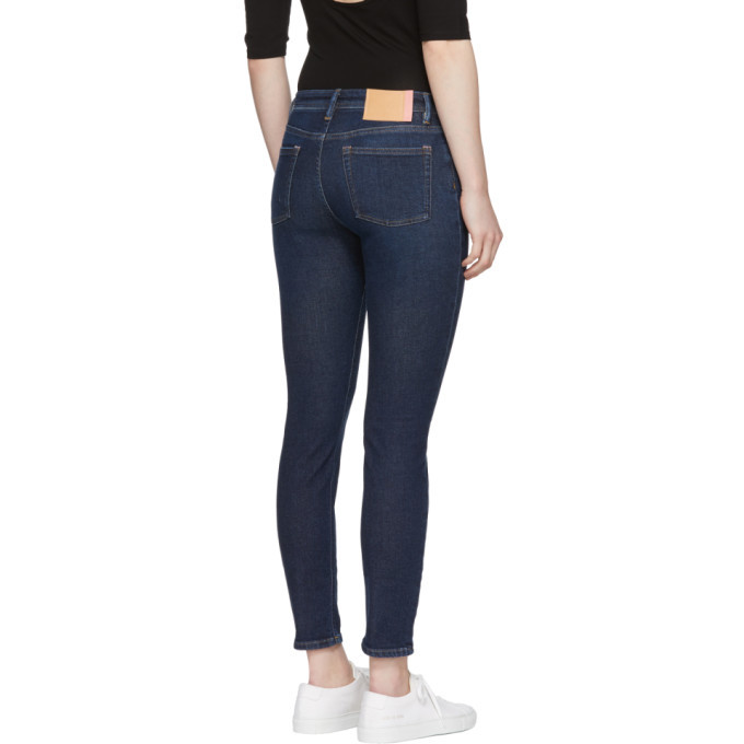 Acne Studios Bla Konst Blue Climb Fit Jeans Acne Studios Bla Konst