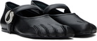 Coperni Black Five-Toe Ballerina Belt Loafers