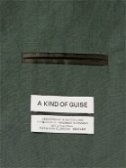 A Kind Of Guise - Shawl-Collar Linen Suit Jacket - Green