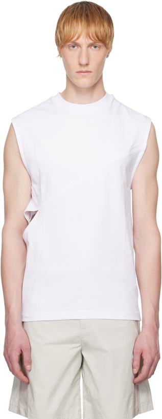 Photo: HELIOT EMIL White Pleistos Tank Top