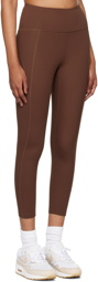 Girlfriend Collective Brown Compressive Leggings