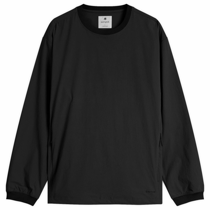 Photo: Snow Peak Men's Active Comfort Pullover in Black