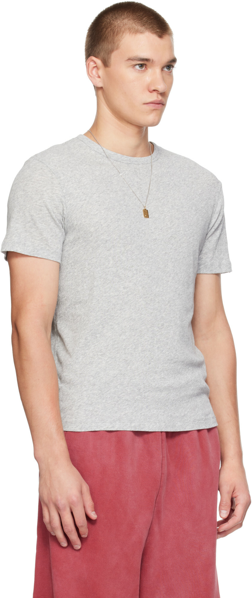 Entire Studios Gray Mini T-shirt