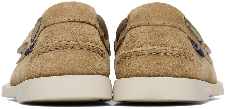Sebago Beige Portland Flesh Out Boat Shoes Sebago