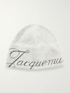 Jacquemus - The Atelier Logo-Jacquard Knitted Beanie