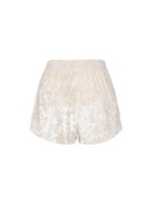 MC2 Saint Barth Woman Chenille Pull Up Shorts Cate