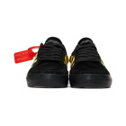 Off-White Black and Yellow Low Vulcanized Sneakers