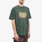 Bronze 56k Men's Floral Burner T-Shirt in Forest
