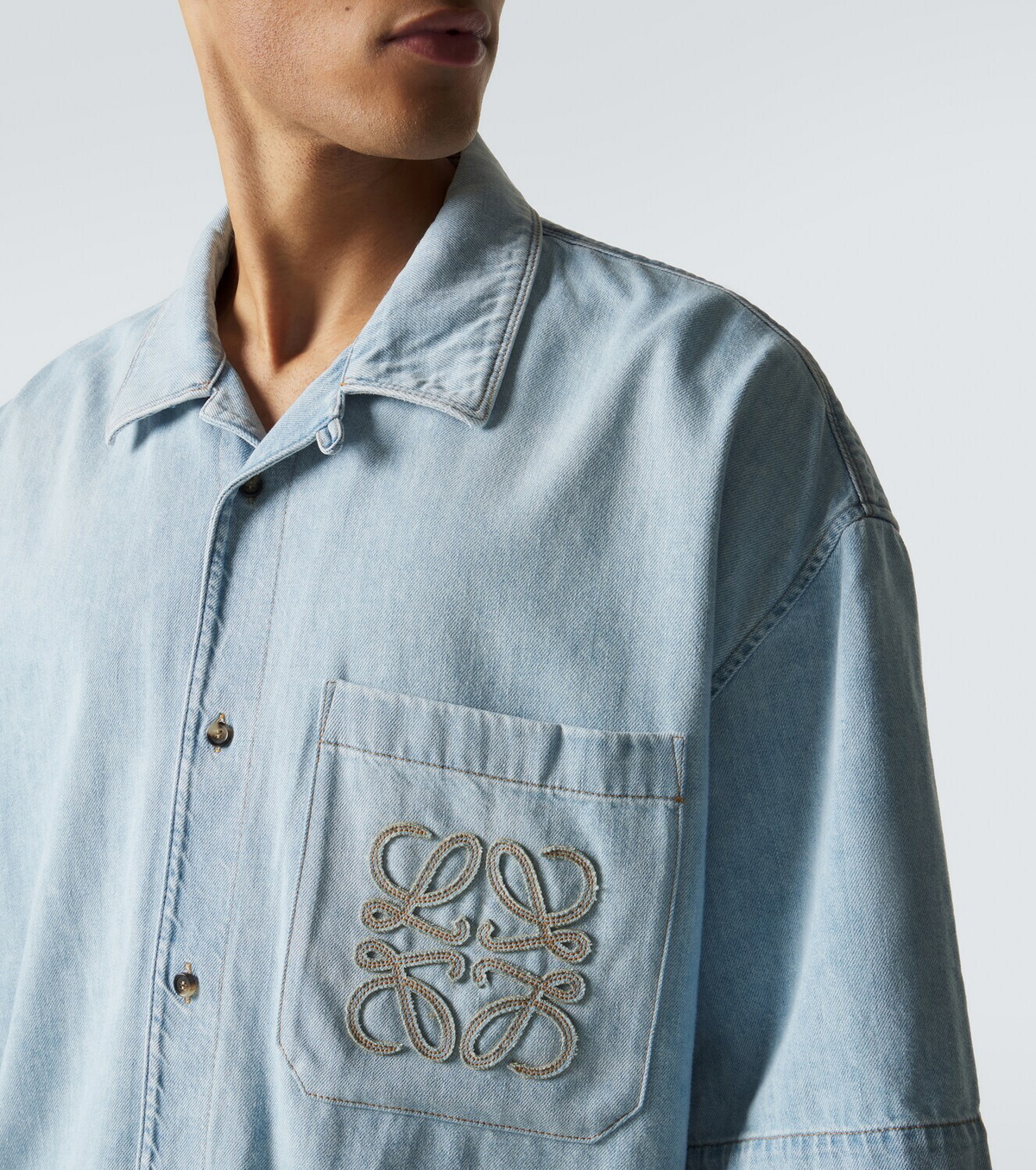 Loewe Anagram denim shirt