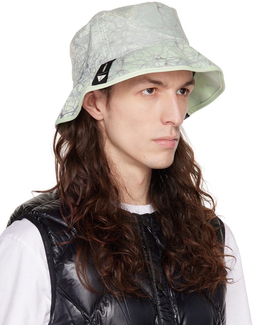 adidas Originals Green & Gray And Wander Edition Reversible Bucket Hat ...