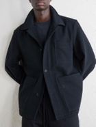 SECOND / LAYER - Dubb's Cotton-Twill Overshirt - Black