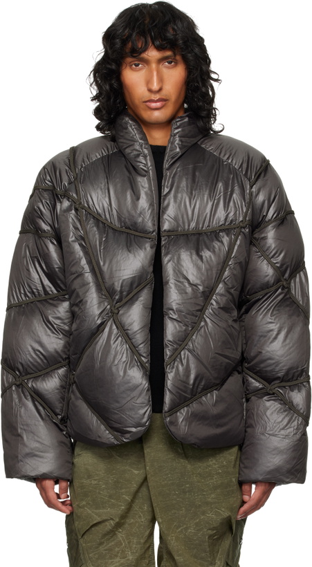 Photo: NAMESAKE Brown Angler Binded Puffer Jacket
