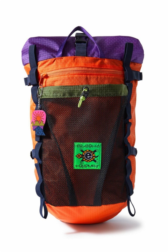 Photo: Brain Dead - Equipment Climbing Mesh-Trimmed Colour-Block Ripstop Backpack