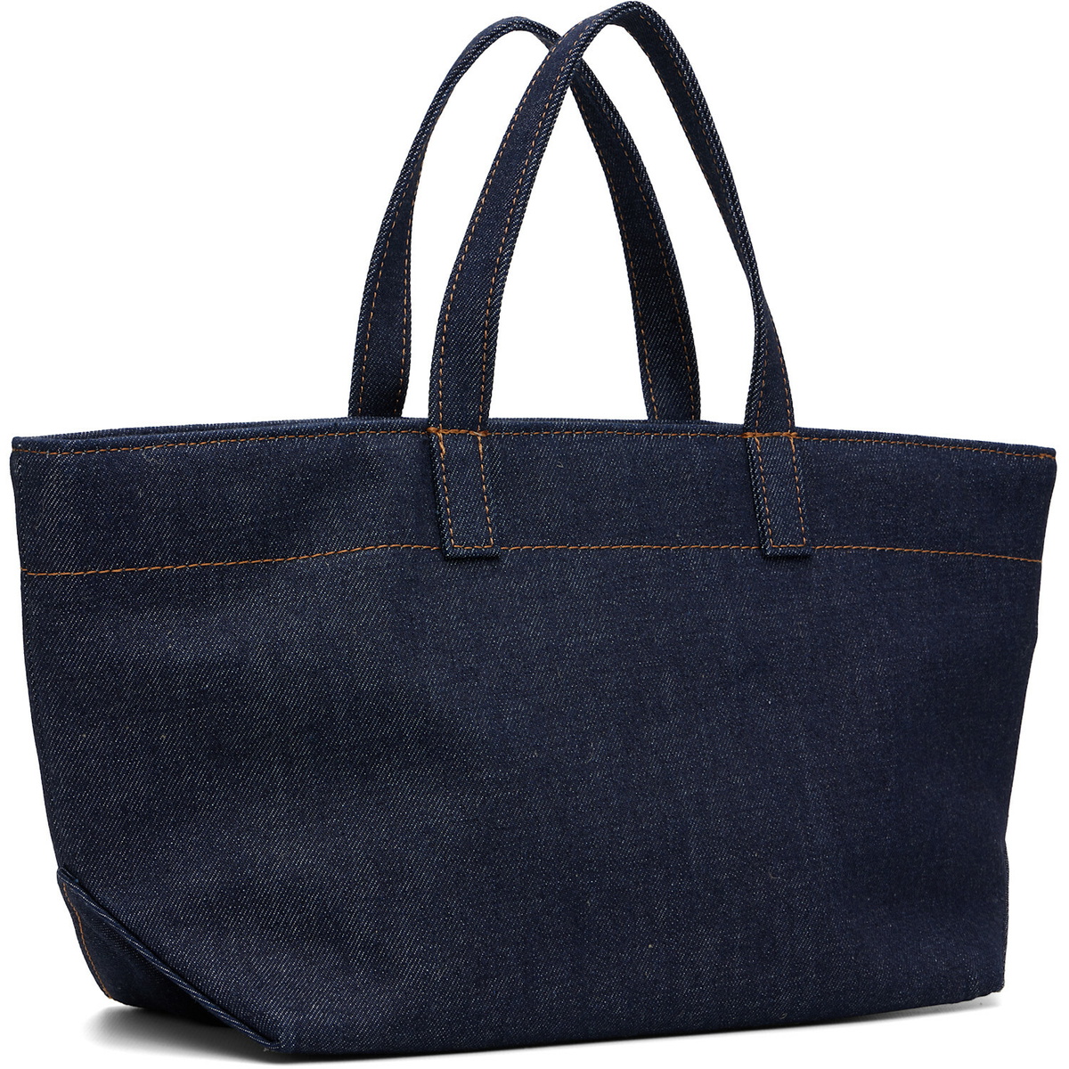 A.P.C. Navy Drummer Toile Small Tote