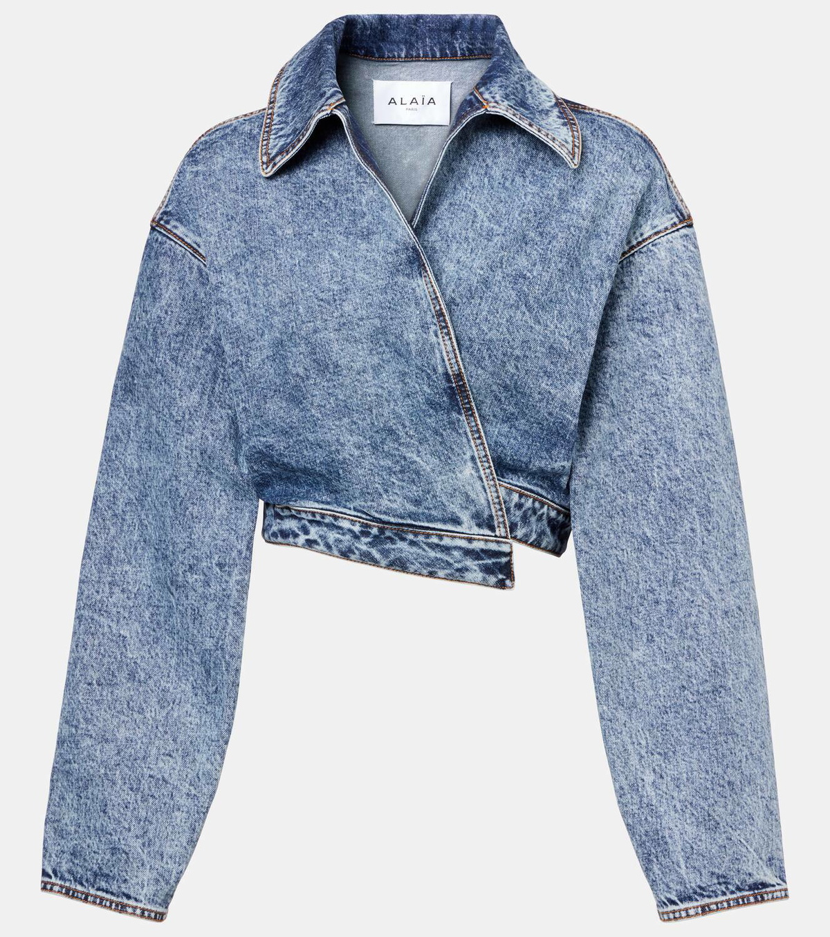 Alaïa Spiral denim jacket