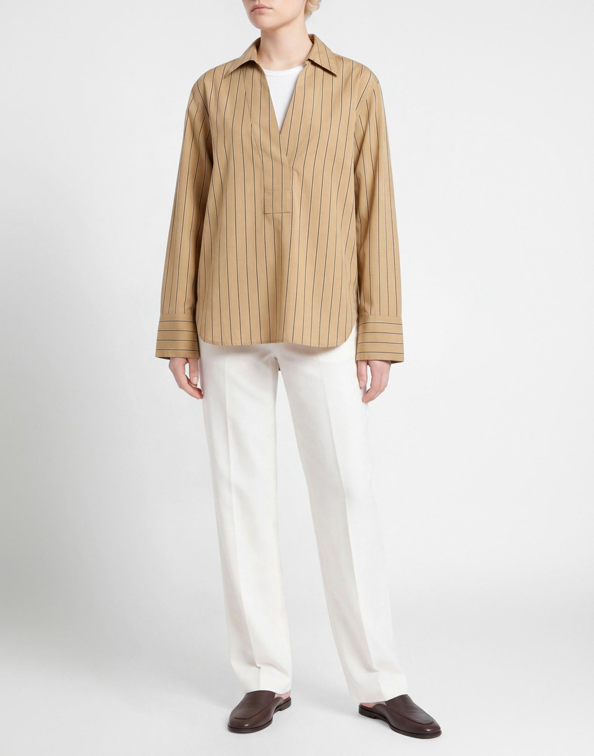 Vince. Womens Top Khaki
