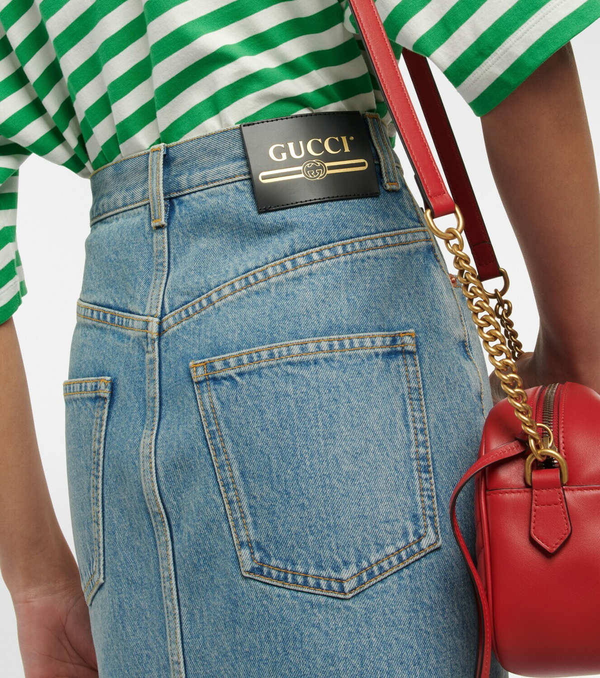 Gucci Denim miniskirt Gucci