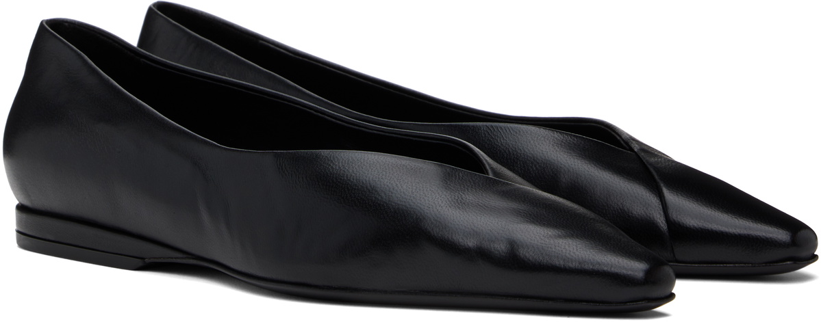 Loulou Studio Black Barsi Ballerina Flats Loulou Studio