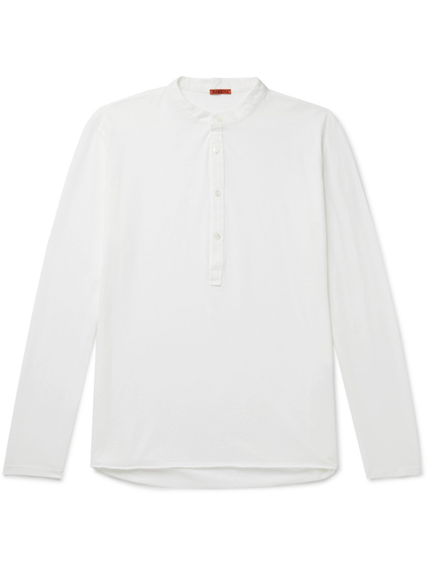 Photo: BARENA - Nalin Cotton-Jersey Henley T-Shirt - White